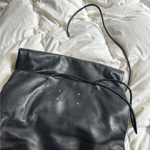 Maison Margeila Black Leather Women's Bag